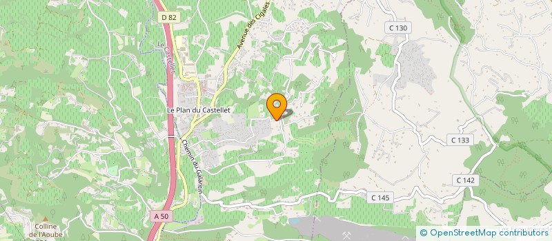 localisation de l'entreprise MONSIEUR EL HASSAN ARI  LE CASTELLET