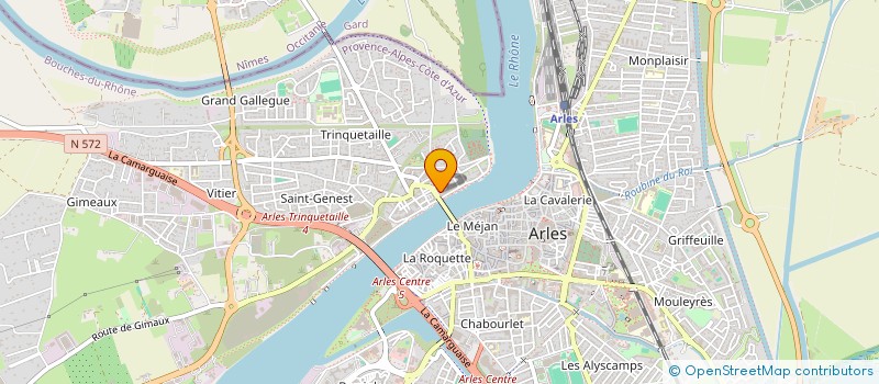 localisation de l'entreprise MONSIEUR EL HASSAN HAMDAOUI  ARLES