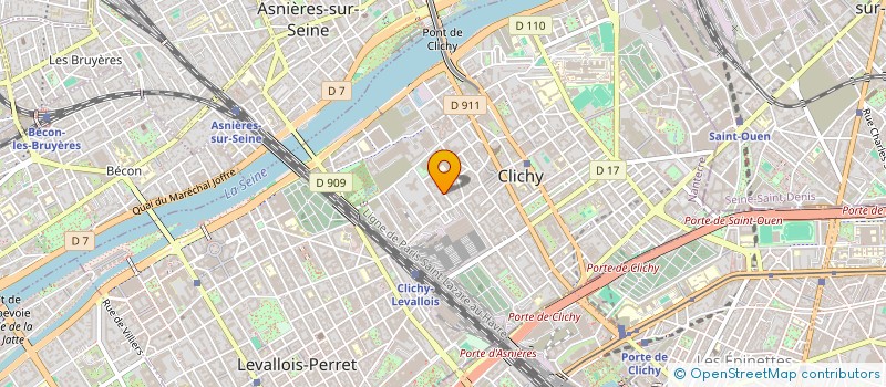 localisation de l'entreprise MONSIEUR EL HASSAN HAMEL à CLICHY