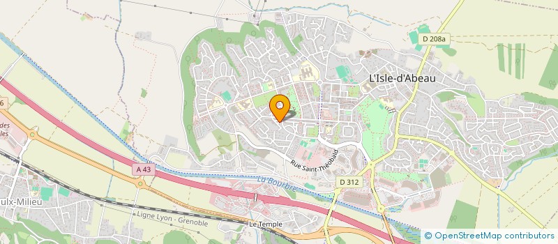 localisation de l'entreprise MONSIEUR EL-HASSAN HARCHA  L'ISLE-D'ABEAU