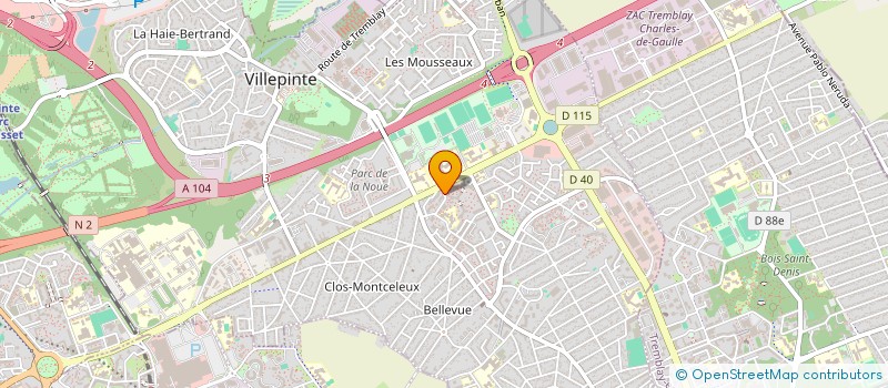localisation de l'entreprise MONSIEUR EL HASSAN MADI à VILLEPINTE