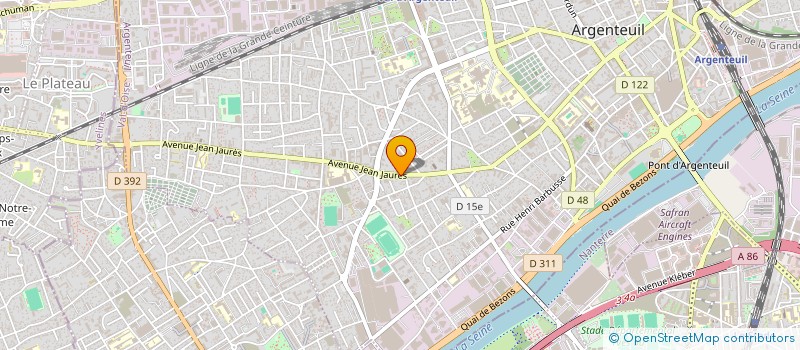 localisation de l'entreprise MONSIEUR EL HASSANE ADMI  ARGENTEUIL