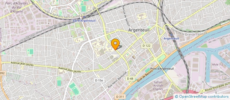 localisation de l'entreprise MONSIEUR EL-HASSANE BEN CHEIKH  ARGENTEUIL