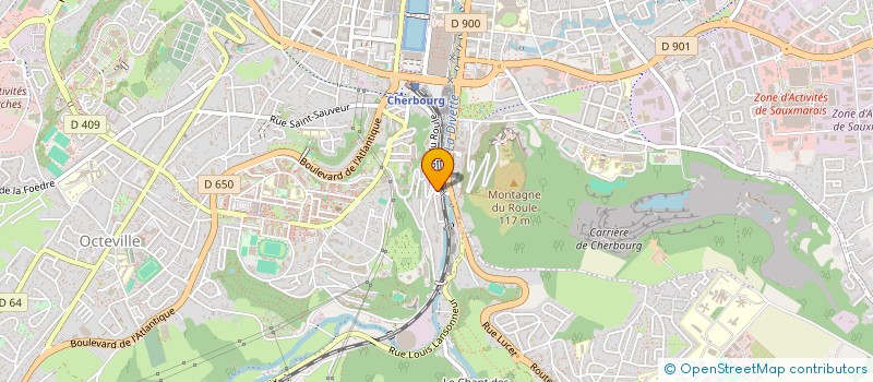 localisation de l'entreprise MONSIEUR EL HASSANE CHALQUI CHELKI  CHERBOURG-EN-COTENTIN