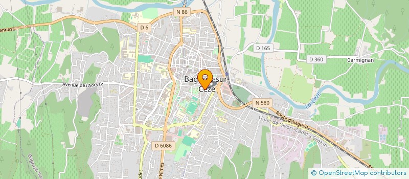 localisation de l'entreprise MONSIEUR EL HASSANE HAMZAOUI  BAGNOLS-SUR-CEZE