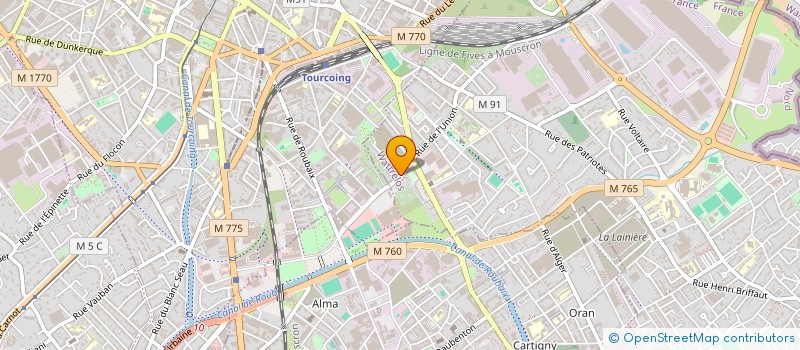 localisation de l'entreprise MONSIEUR EL HASSANE IDBENHACHEM  WATTRELOS