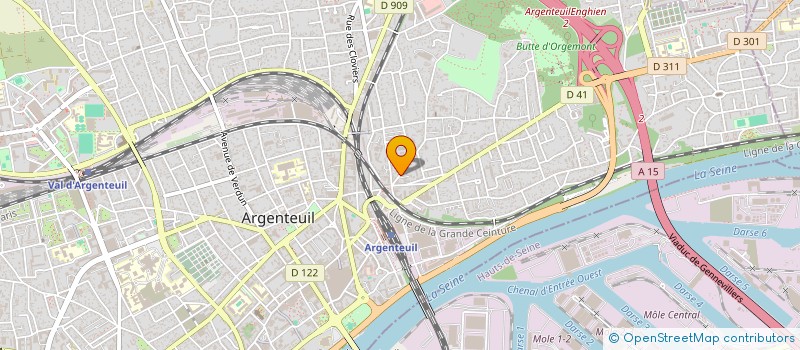 localisation de l'entreprise MONSIEUR EL HASSANE IDHAMANE  ARGENTEUIL