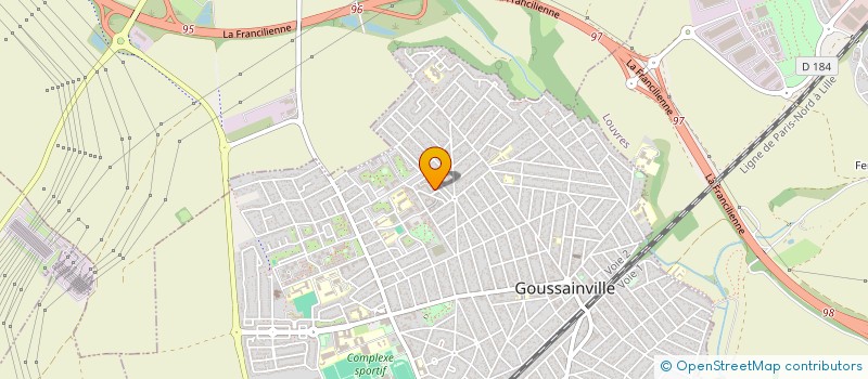 localisation de l'entreprise MONSIEUR EL HASSANE JELLOULI  GOUSSAINVILLE