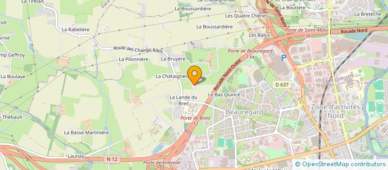 localisation de l'entreprise MONSIEUR EL HASSENE OSMANI  RENNES