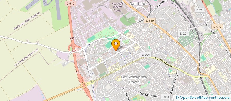 localisation de l'entreprise MONSIEUR EL  HEDI GHARBI  LA CHAPELLE-SAINT-LUC