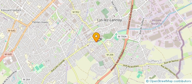 localisation de l'entreprise MONSIEUR EL-HEDY BOUDALIA  LYS-LEZ-LANNOY