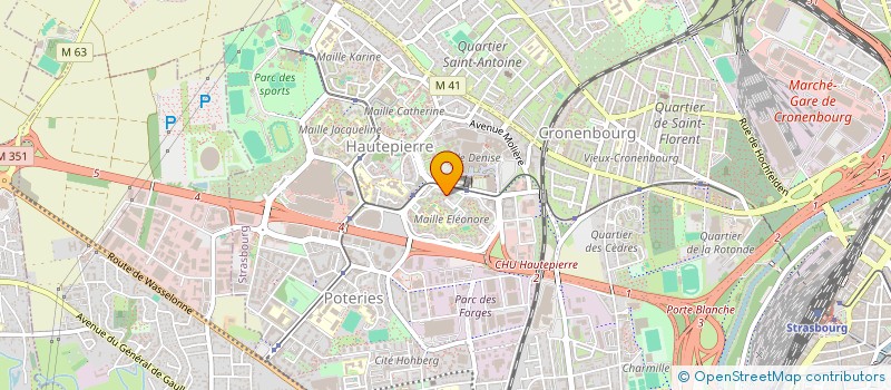 localisation de l'entreprise MONSIEUR EL HOSSAIEN EL AMRANI à STRASBOURG