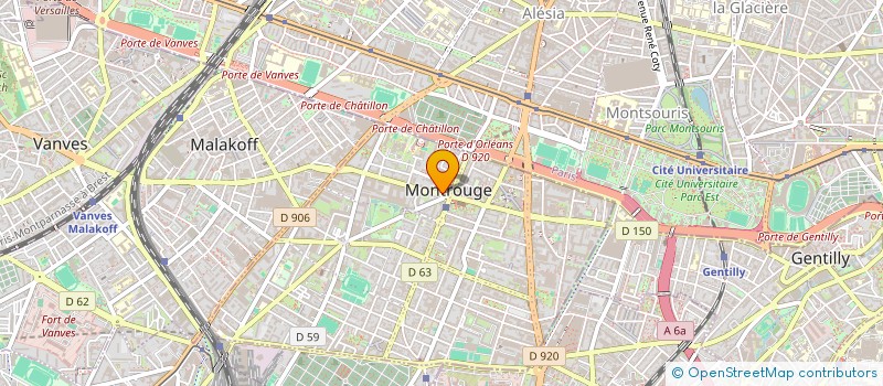 localisation de l'entreprise MONSIEUR EL HOSSAIN AHANNAY  MONTROUGE