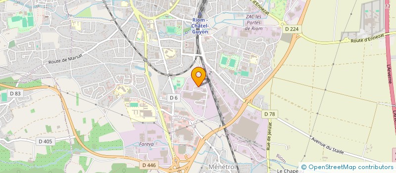 localisation de l'entreprise MONSIEUR EL HOUARI MAHIDDINE  RIOM