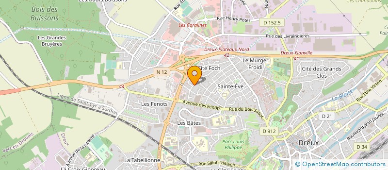 localisation de l'entreprise MONSIEUR EL HOUCEINE EL MANSSOURI à DREUX