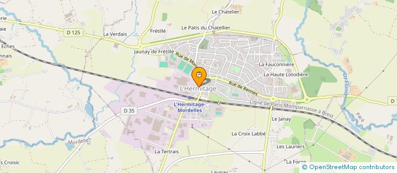 localisation de l'entreprise MONSIEUR EL HOUCINE AIT EL MADANI  L'HERMITAGE