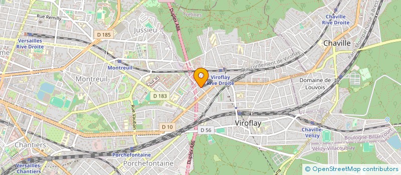 localisation de l'entreprise MONSIEUR EL HOUCINE BENABOUD  VIROFLAY