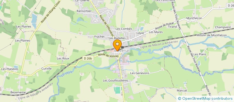 localisation de l'entreprise MONSIEUR EL HOUCINE BOUZIDI  MEZERIAT