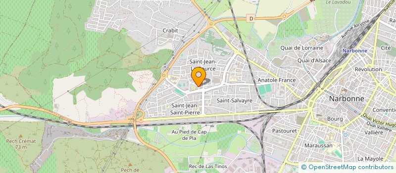 localisation de l'entreprise MONSIEUR EL HOUCINE FAHCHOUCH  NARBONNE