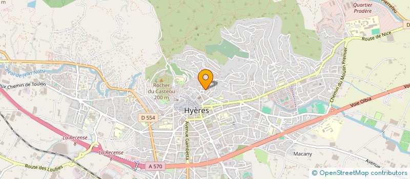 localisation de l'entreprise MONSIEUR EL HOUCINE M'RANI ALAOUI à HYERES