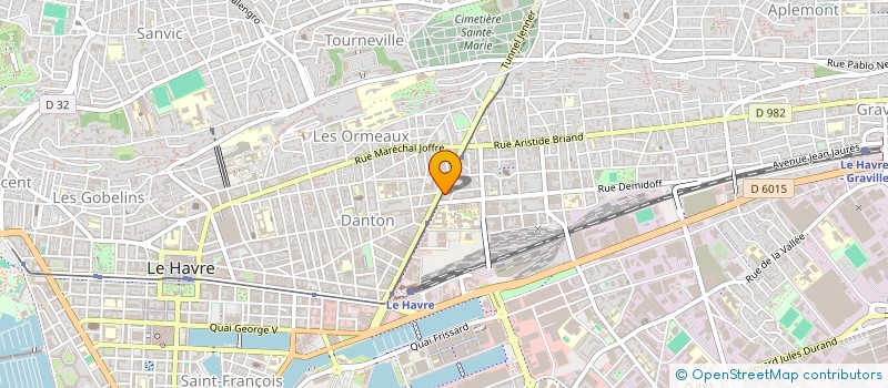 localisation de l'entreprise MONSIEUR EL HOUSSA N OUBIH à LE HAVRE