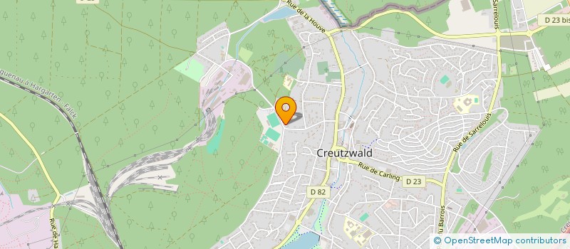 localisation de l'entreprise MONSIEUR EL HOUSSAINE BENTALIB à CREUTZWALD