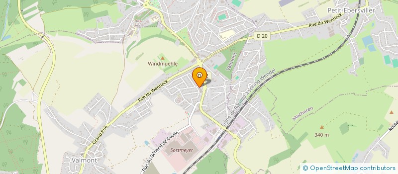 localisation de l'entreprise MONSIEUR EL HOUSSAINE GHANEM  VALMONT