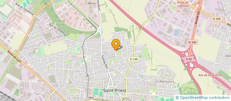 localisation de l'entreprise MONSIEUR EL HOUSSAINE RAHMANI  SAINT-PRIEST