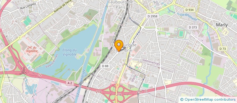 localisation de l'entreprise MONSIEUR EL HOUSSEIN BOUSSETA à VALENCIENNES