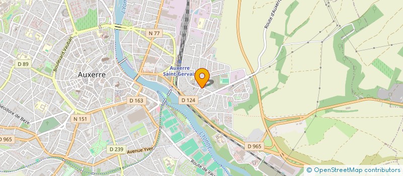 localisation de l'entreprise MONSIEUR EL HOUSSIN BENABBOU à AUXERRE