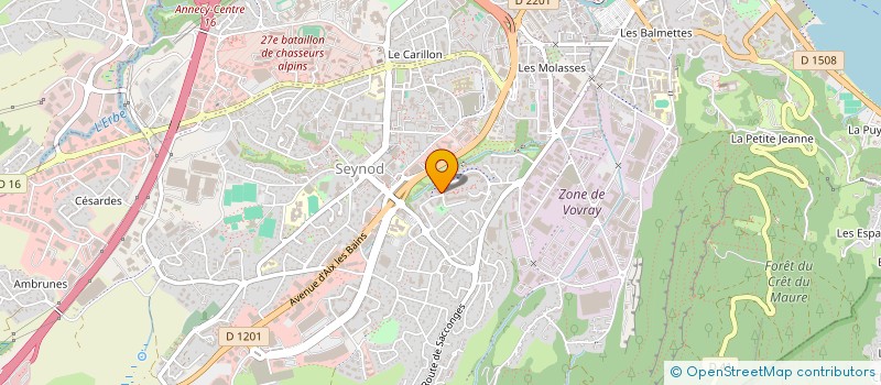 localisation de l'entreprise MONSIEUR EL HOUSSIN YAMANI à ANNECY