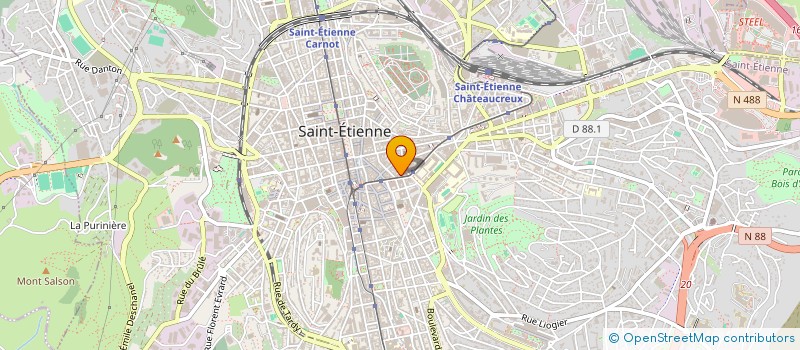 localisation de l'entreprise MONSIEUR EL HOUSSINE BALSSAME  SAINT-ETIENNE