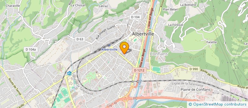 localisation de l'entreprise MONSIEUR EL HOUSSINE FAHFOUHI  ALBERTVILLE