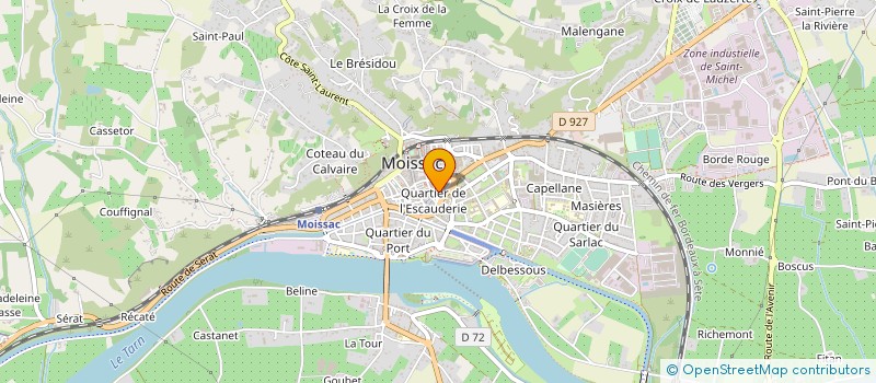 localisation de l'entreprise MONSIEUR EL HOUSSINE KABA HAJAJI  MOISSAC