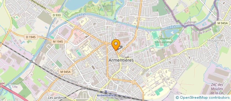 localisation de l'entreprise MONSIEUR EL HOUSSINE LAGHGAR à ARMENTIERES