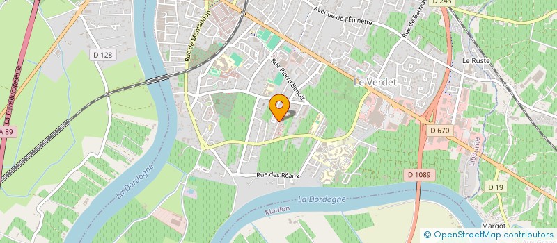 localisation de l'entreprise MONSIEUR EL HSSEN FLIFLI  LIBOURNE