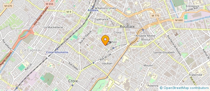 localisation de l'entreprise MONSIEUR EL KABBAJ  ROUBAIX