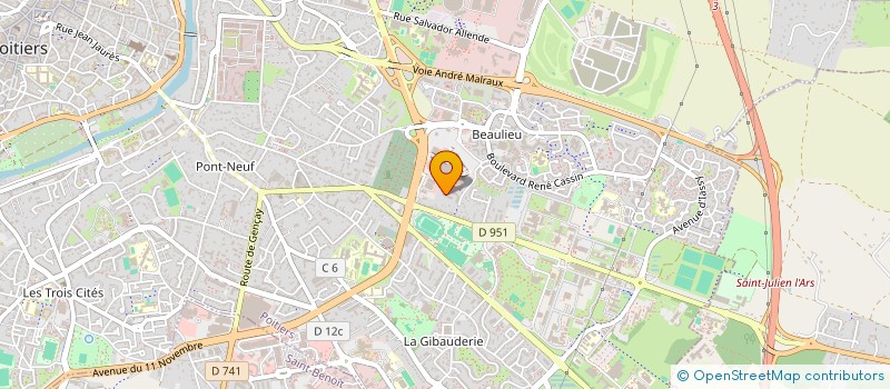 localisation de l'entreprise MONSIEUR EL-KADER AHMAD  POITIERS