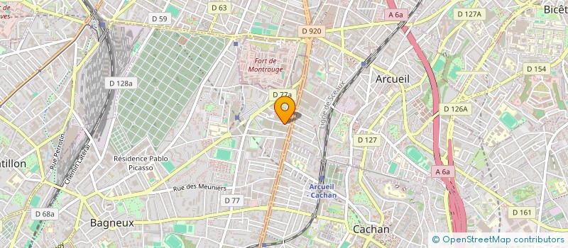 localisation de l'entreprise MONSIEUR EL KAHLOUCHE à BAGNEUX
