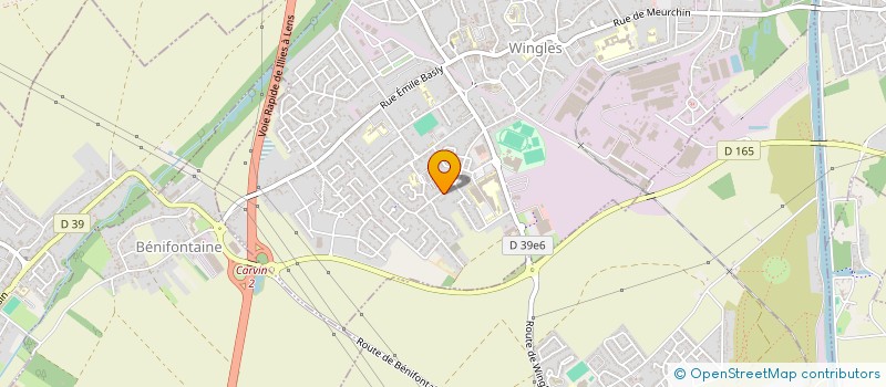 localisation de l'entreprise MONSIEUR EL LAHNIFI  HULLUCH