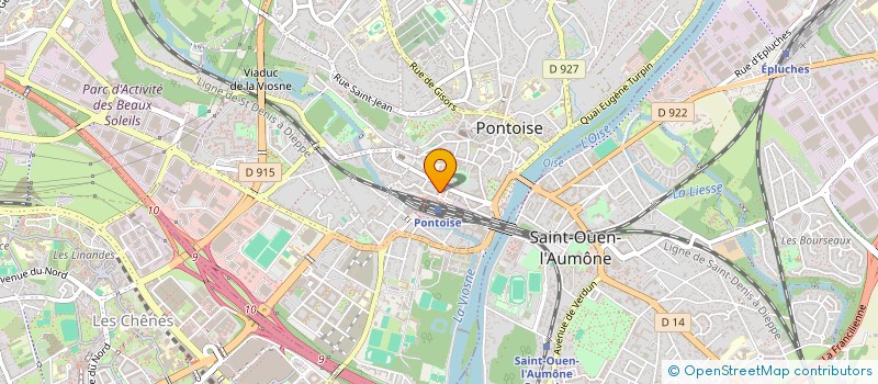 localisation de l'entreprise MONSIEUR EL LAKCHIRI  PONTOISE