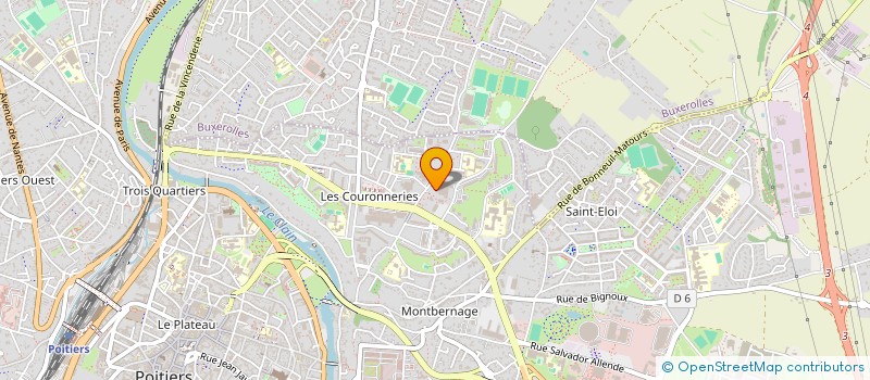 localisation de l'entreprise MONSIEUR EL MAATI BIA  POITIERS