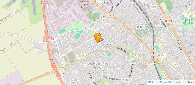 localisation de l'entreprise MONSIEUR EL MADANI IZAANANE à LA CHAPELLE-SAINT-LUC