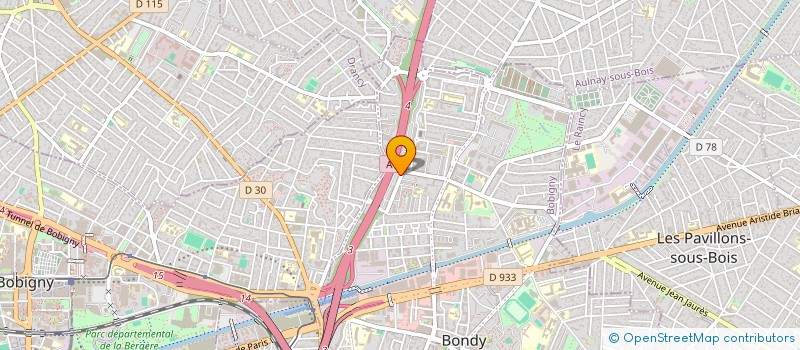 localisation de l'entreprise MONSIEUR EL-MADANI MOUSSAOUI  BONDY