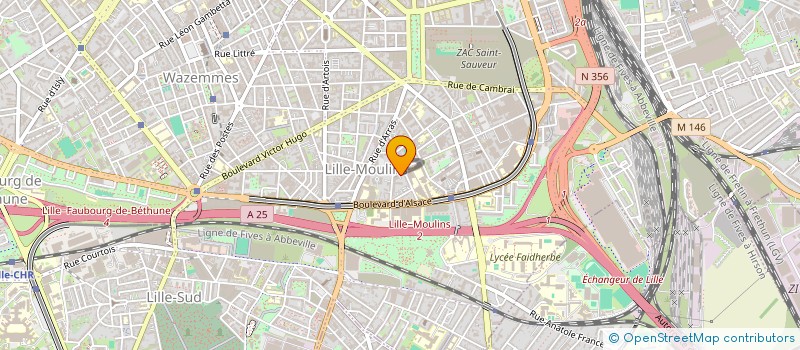 localisation de l'entreprise MONSIEUR EL MADDAH à LILLE