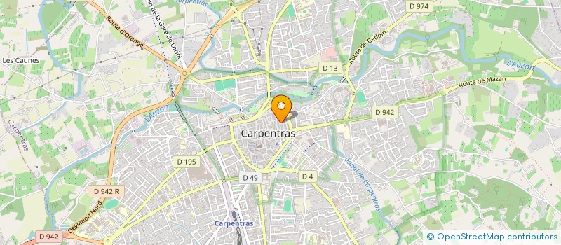 localisation de l'entreprise MONSIEUR EL MAHDI EL GARAA  CARPENTRAS