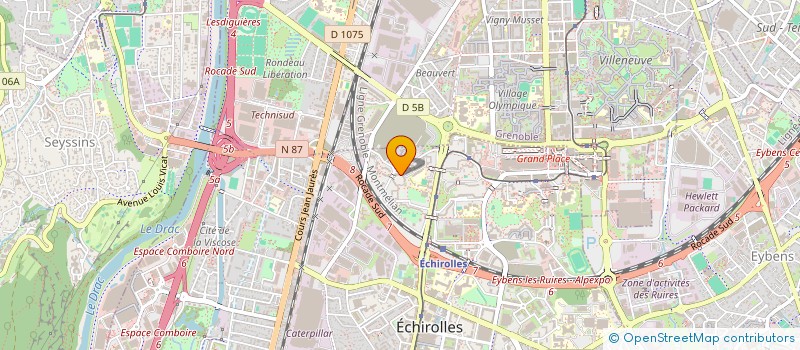 localisation de l'entreprise MONSIEUR EL MAHDI SAMIR à ECHIROLLES