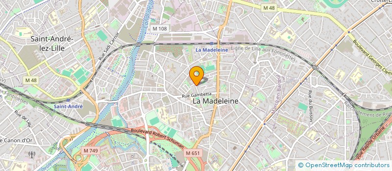 localisation de l'entreprise MONSIEUR EL-MAHFOUD BAYNE à LA MADELEINE