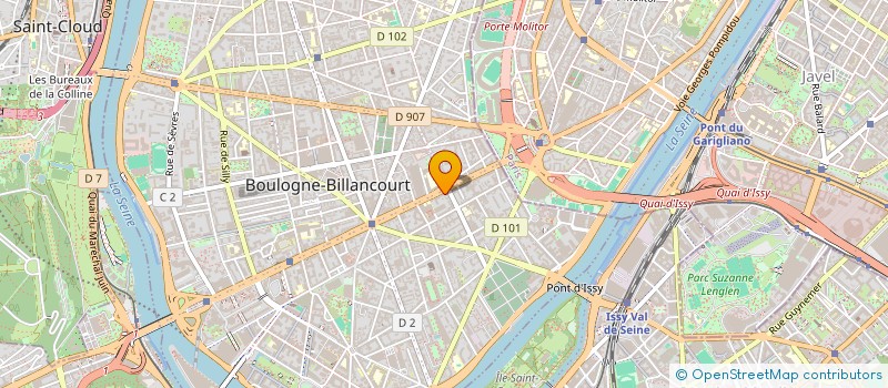 localisation de l'entreprise MONSIEUR EL MAHFOUD YOUSSFI à BOULOGNE-BILLANCOURT