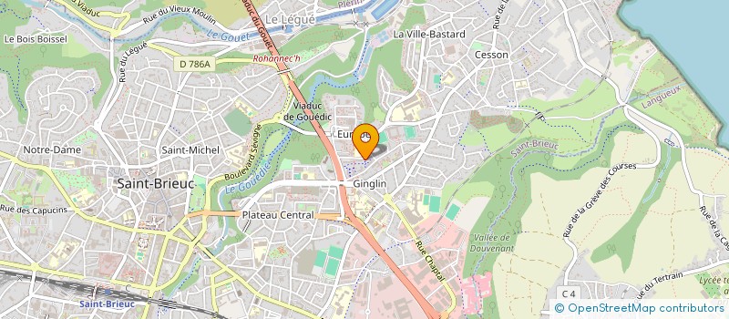 localisation de l'entreprise MONSIEUR EL MAHJOUB AYALI à SAINT-BRIEUC